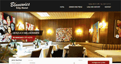 Desktop Screenshot of binnewiescityhotel.de