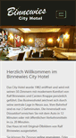 Mobile Screenshot of binnewiescityhotel.de
